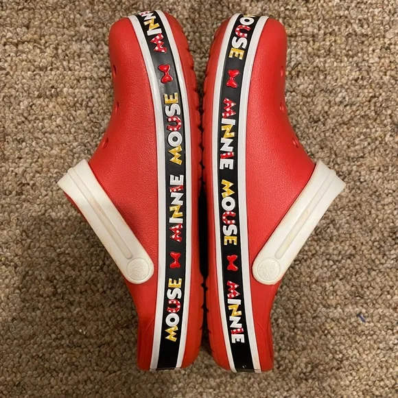 Disney Parks X Minnie Mouse III Red Band Slip On Crocs - Picture 2 of 9